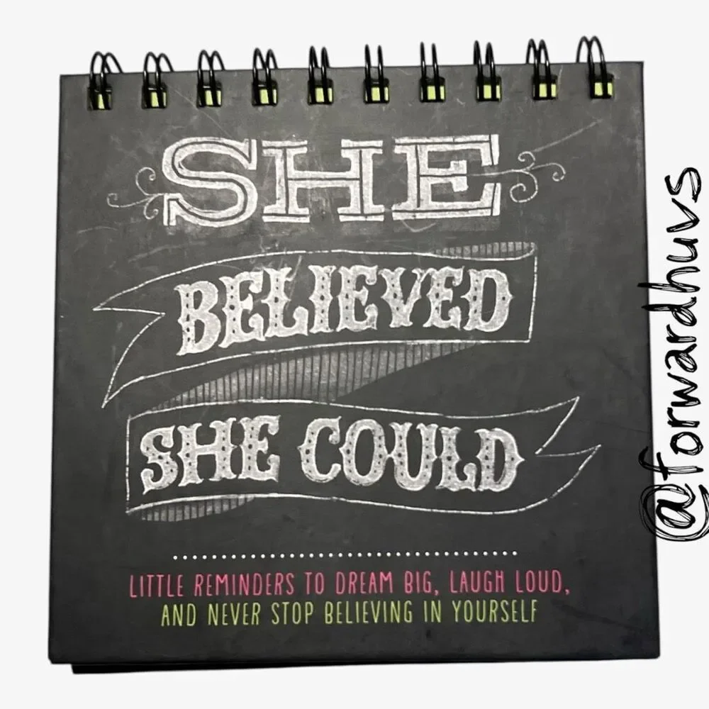 She Believed She Could – Inspirational Notebook – Hallmark